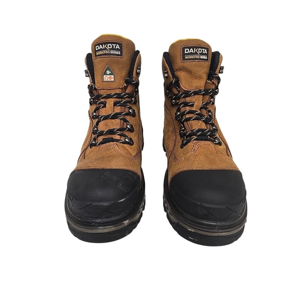 Dakota Men's 6" 6516 CTCP Hyper-Dri 3 Waterproof Safety Work Boots Brown 10.5M - Picture 7 of 8